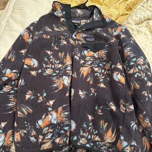 Patagonia Multicolor Floral Fleece Jacket